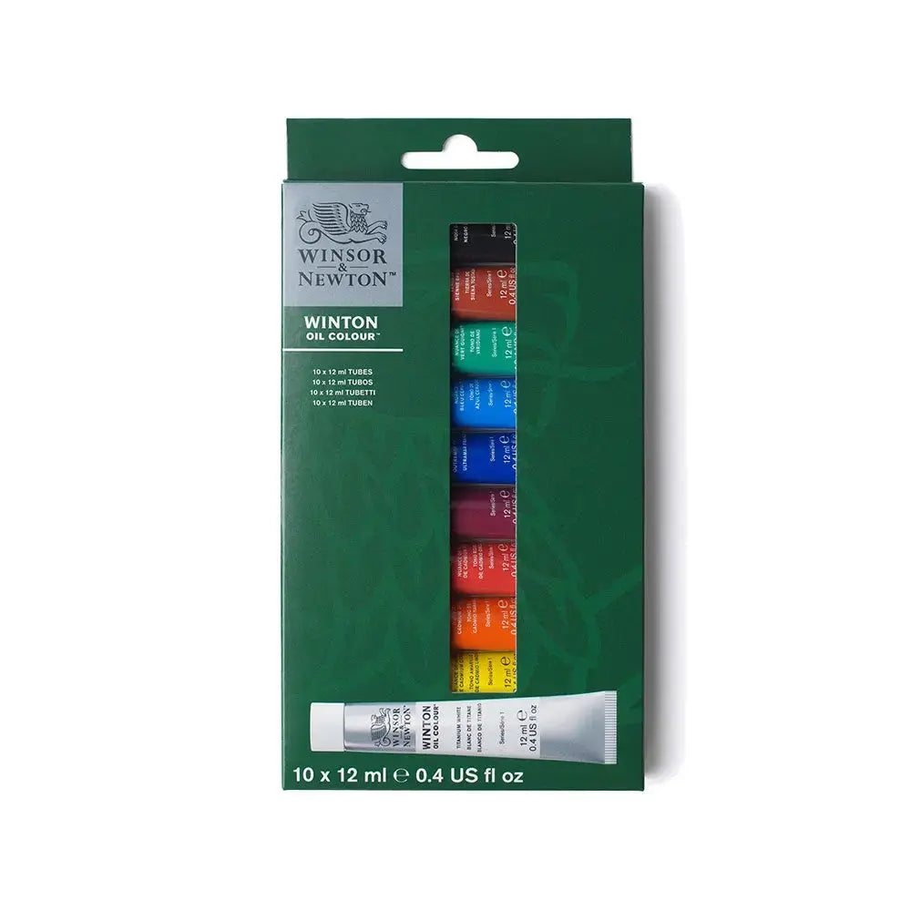 Winsor and Newton Winton Oil Colour Paint Set Canvazo